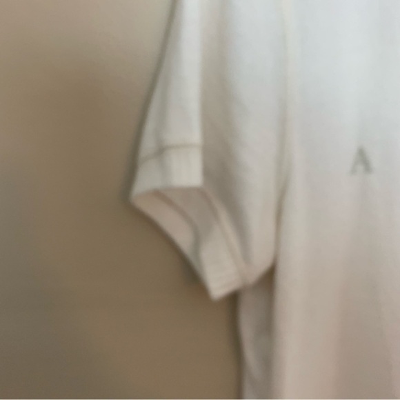 [Abercrombie & Fitch] Ivory White Soft Coy Short Sleeve Loungewear Top - Picture 4 of 8